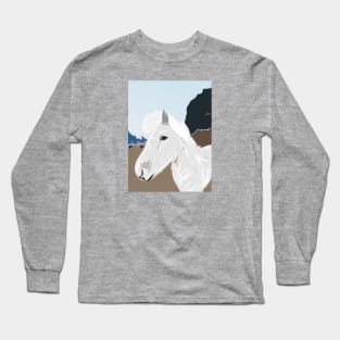 Icelandic Horse, Iceland Long Sleeve T-Shirt